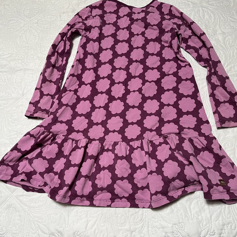 Tea Collection Printed Ruffle Dress Size 7 - Picture 3 of 7